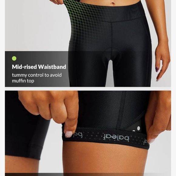 BALEAF Women's 4D Padded Bike Shorts Cycling Underwear with Pockets UPF50+ - Picture 9 of 10